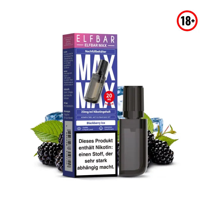 Elfbar MAX Vape Pod Blackberry Ice